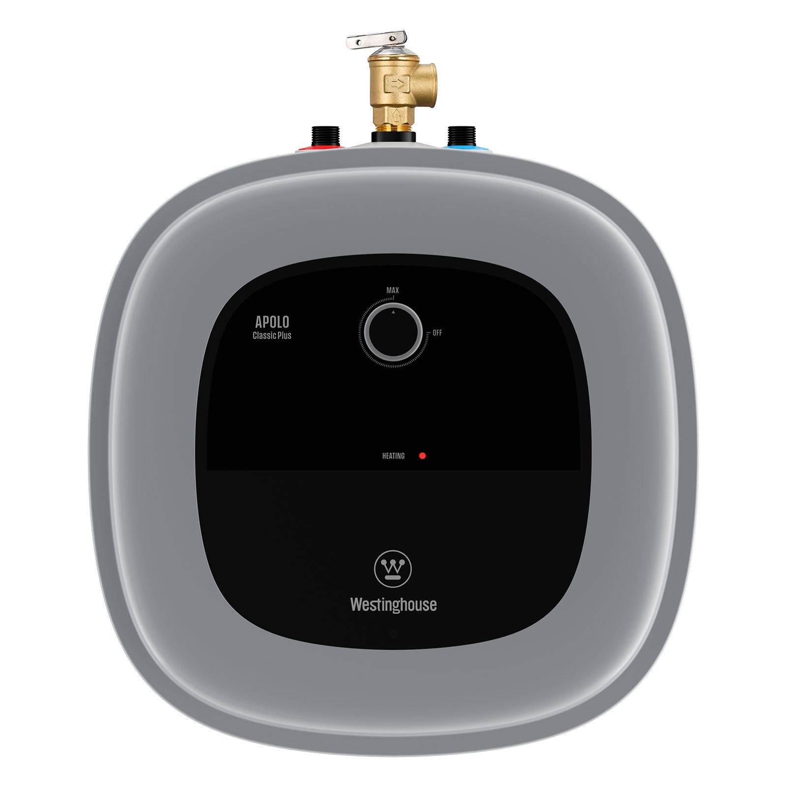 Westinghouse 8 Gallon Electric Mini Tank Water Heater, 120V, 1440W Instant Hot Water for Point of Use, Compact Under Sink & RV Design, Easy Wall/Floor Mount, UL Listed (Gray)