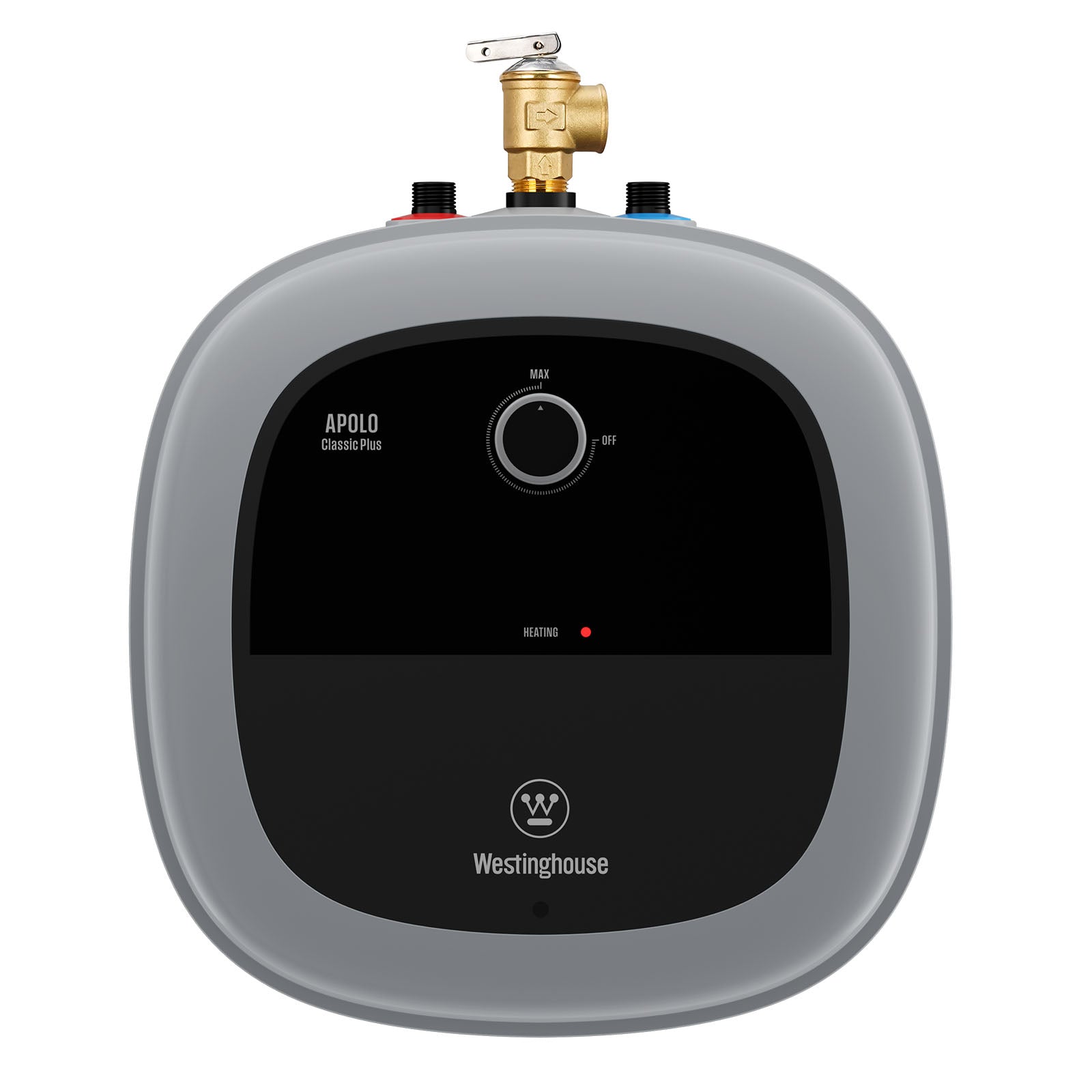 Westinghouse 4 Gallon Electric Mini Tank Water Heater, 120V, 1440W Instant Hot Water for Point of Use, Compact Under Sink & RV Design, Easy Wall/Floor Mount, UL Listed (Gray)