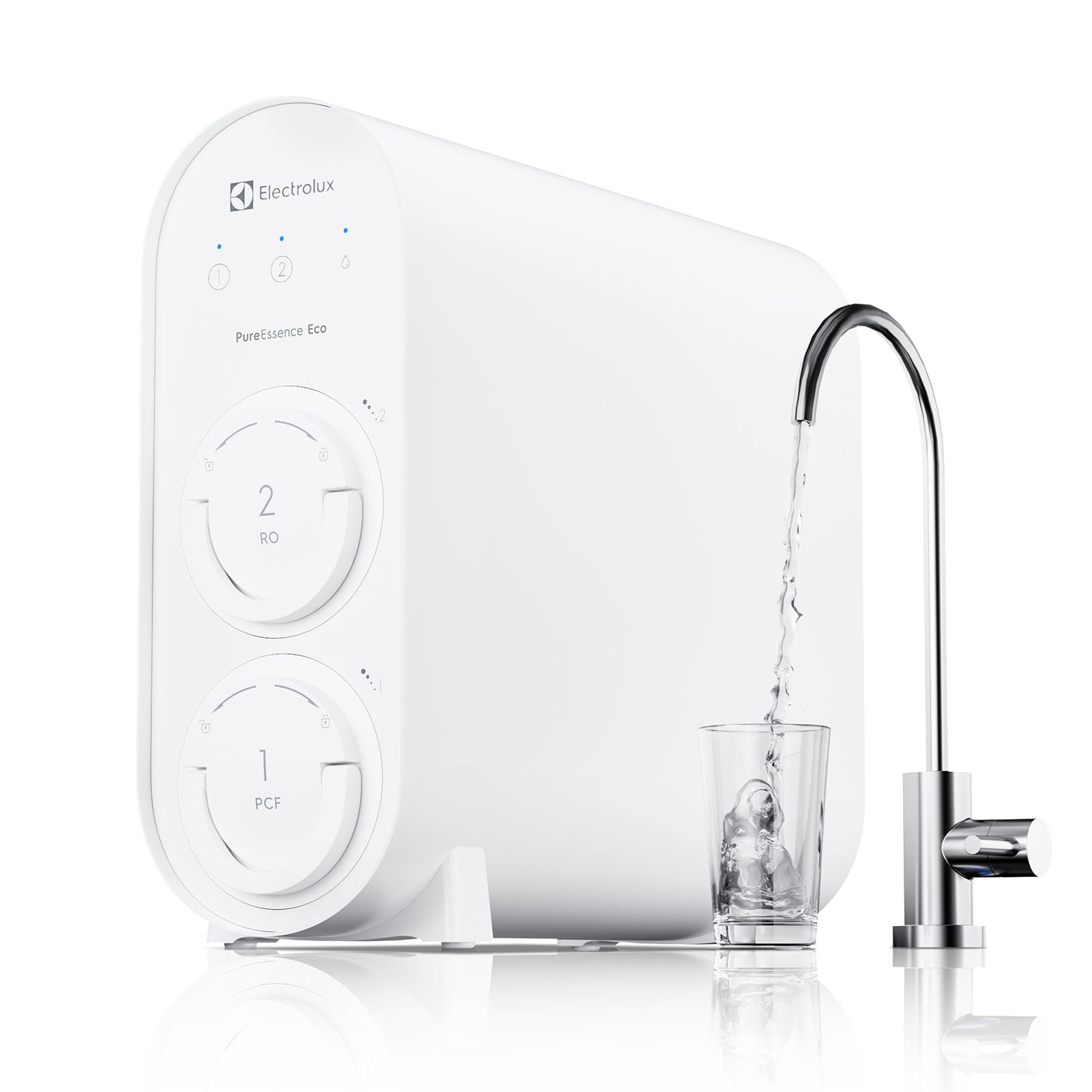 Electrolux Eco Compact Tankless Reverse Osmosis Water Filter, 600GPD, 9-Stage RO Water Filtration System, 3:1 Pure to Drain RO System Under Sink, Reduces TDS & Fluoride, BPA Free, Mini Size
