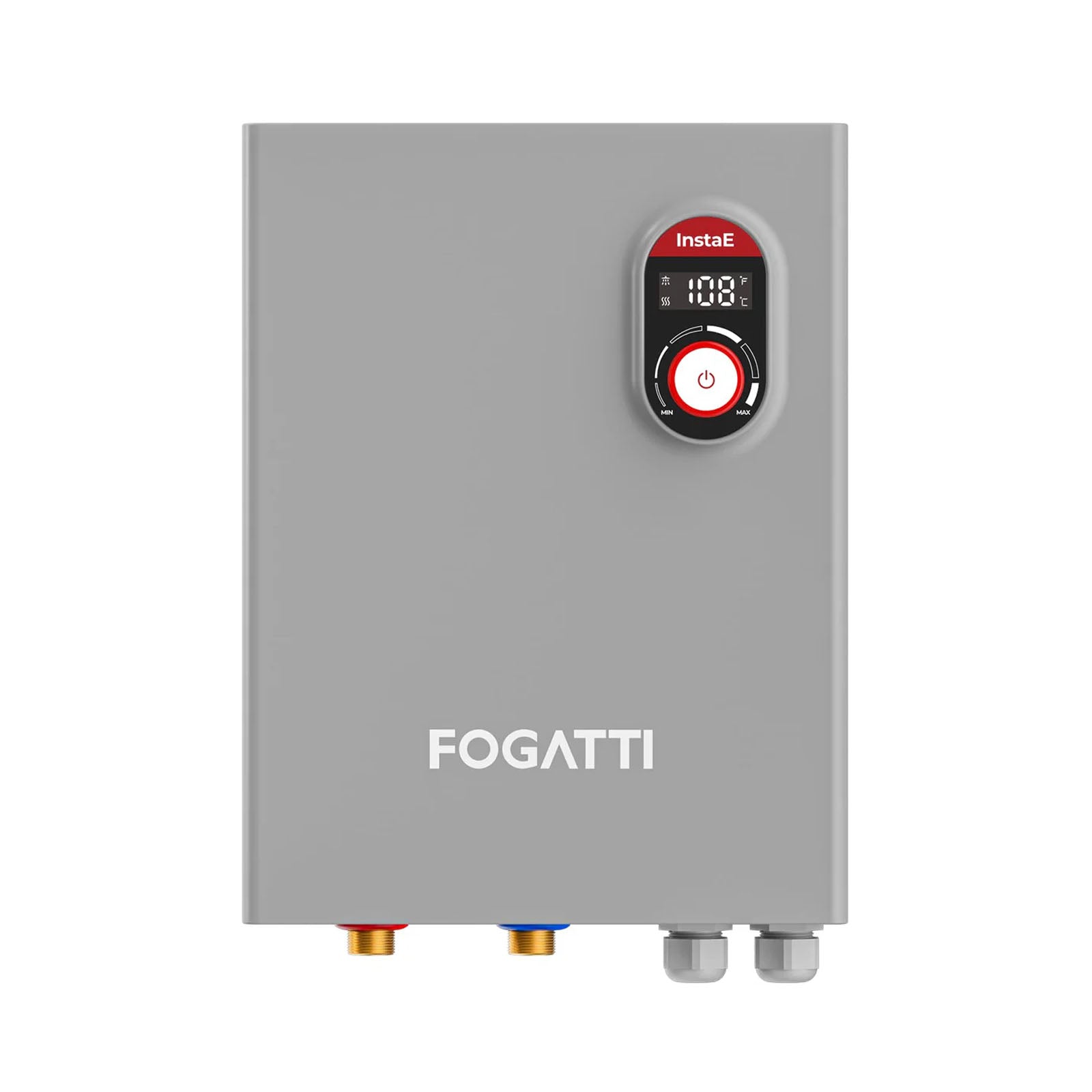 24 kW GPM 240-Volt Electric Tankless Water Heater Gray