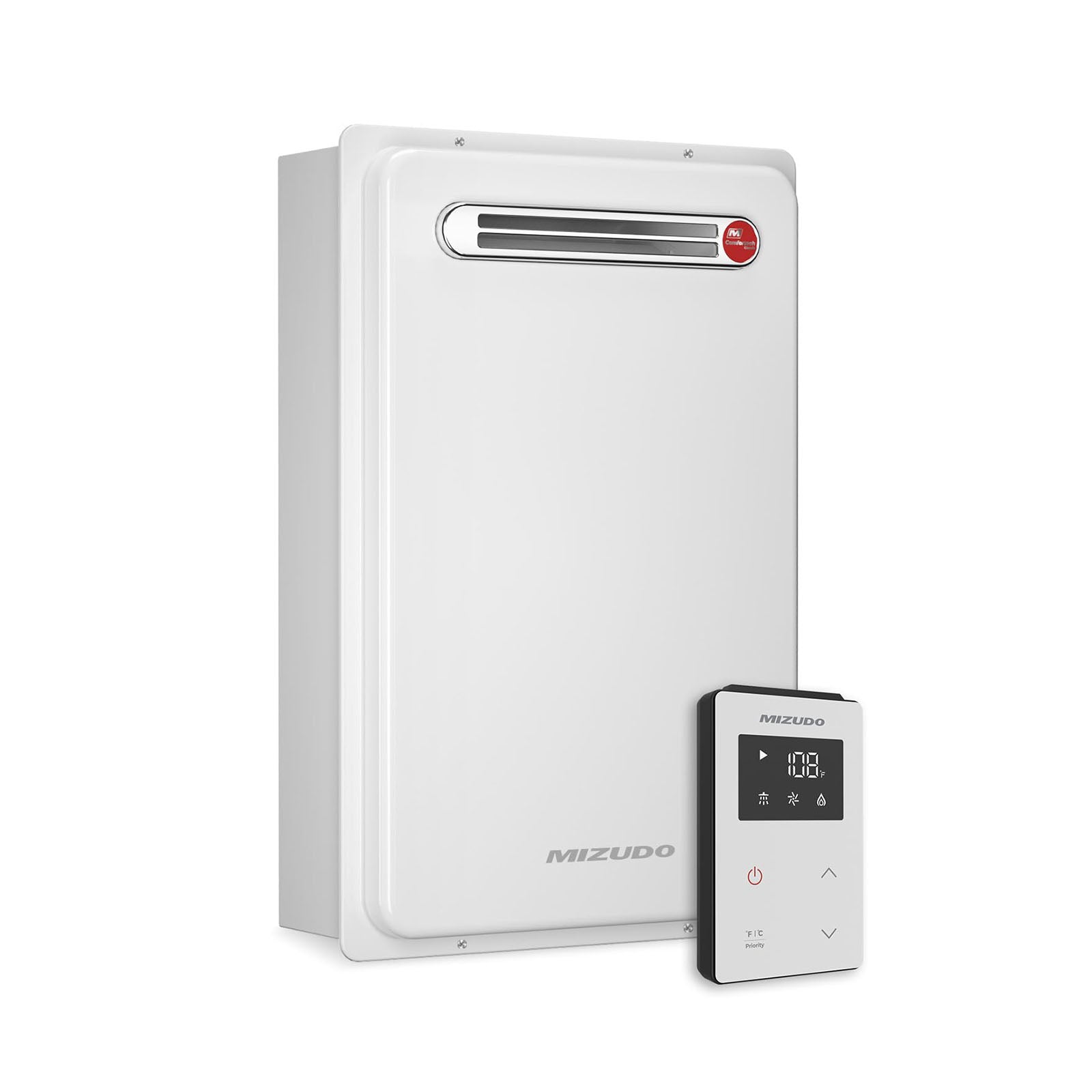 Non-Condensing 5.1 GPM -Outdoor Natural Gas/Propane Tankless Water Heater White
