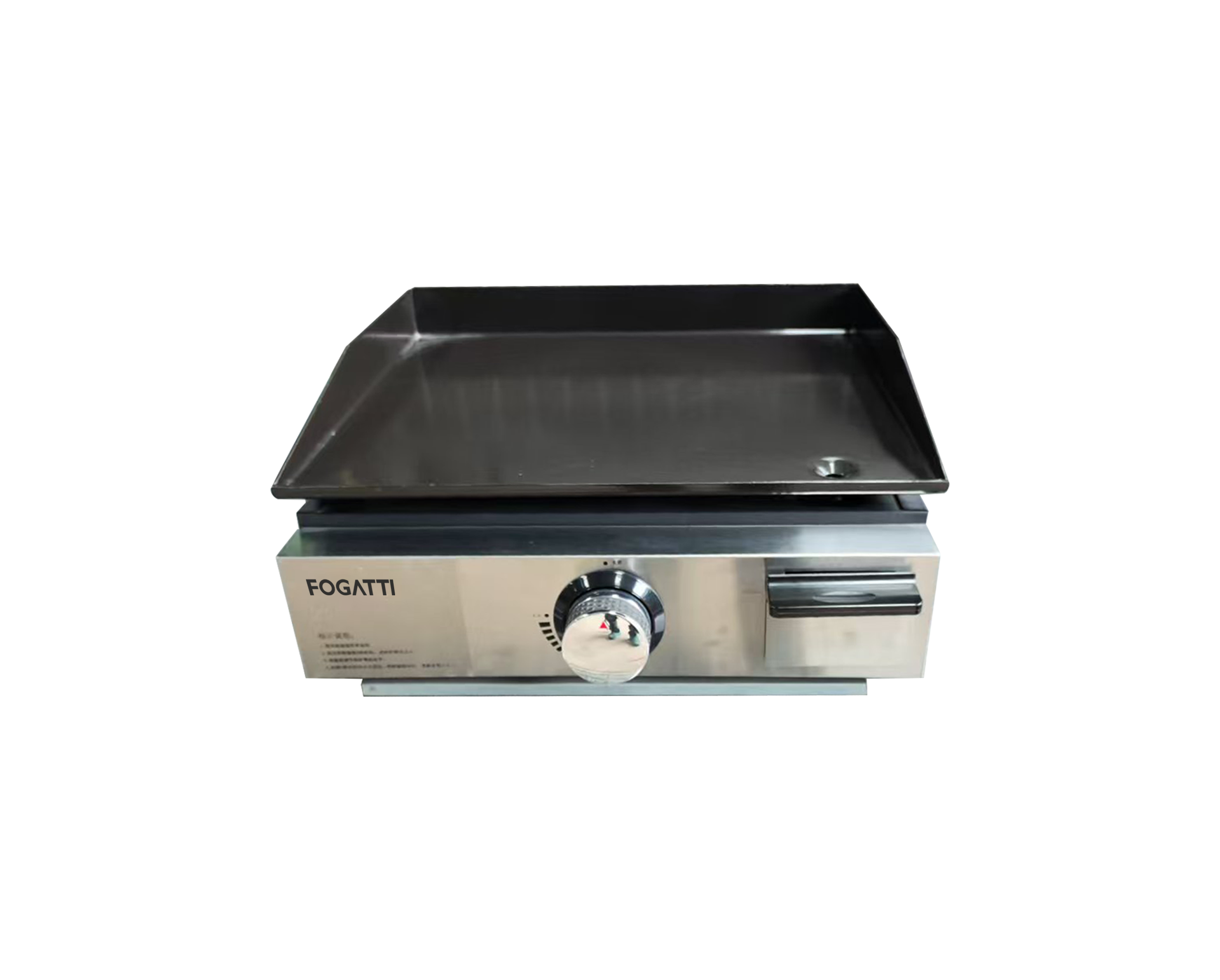FOGATTI Tabletop Griddle 12, 000 BTUs, 17 Inch