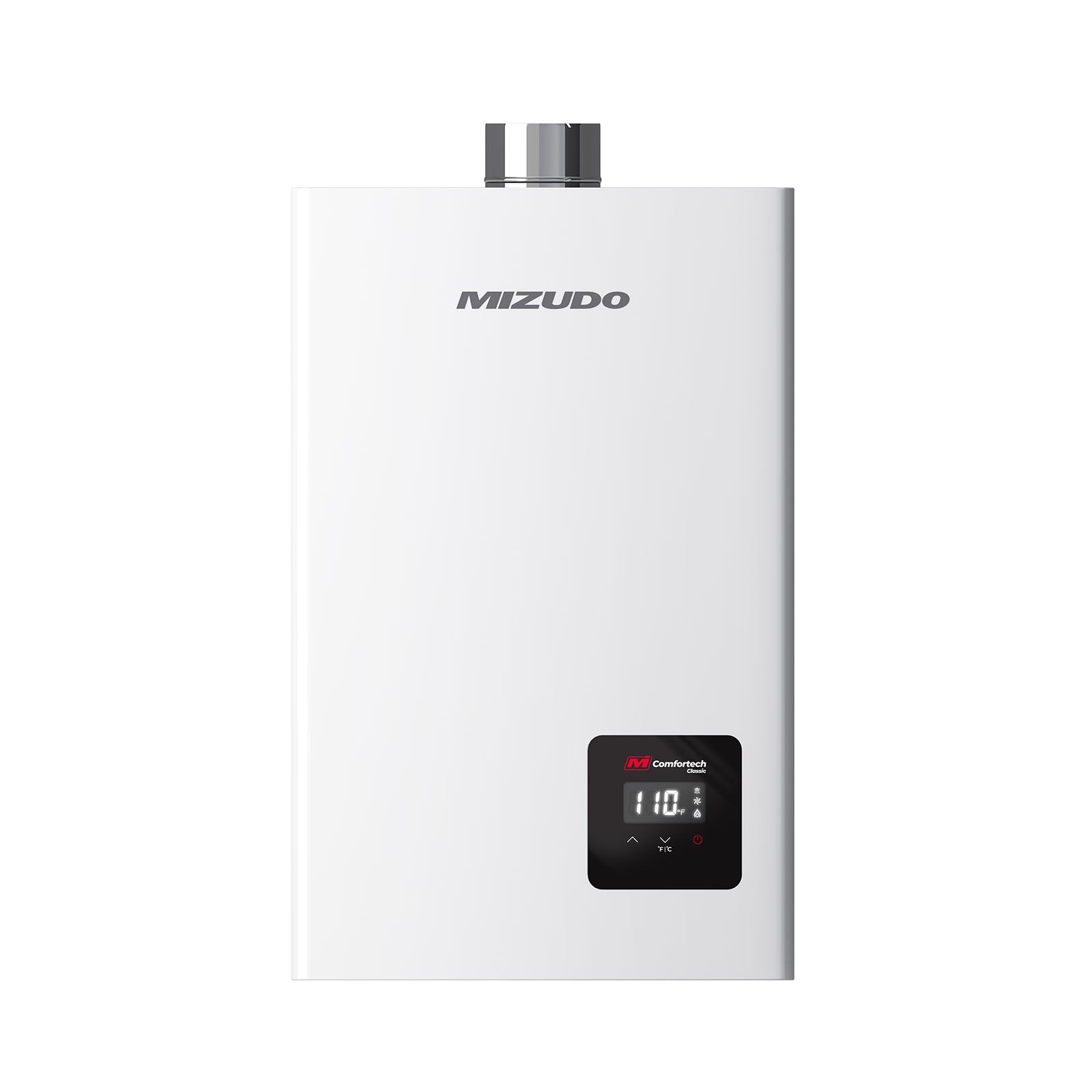MIZUDO Non-Condensing 4.1 GPM 80,000 BTU -Indoor Natural Gas/Propane Tankless Water Heater White Main Picture
