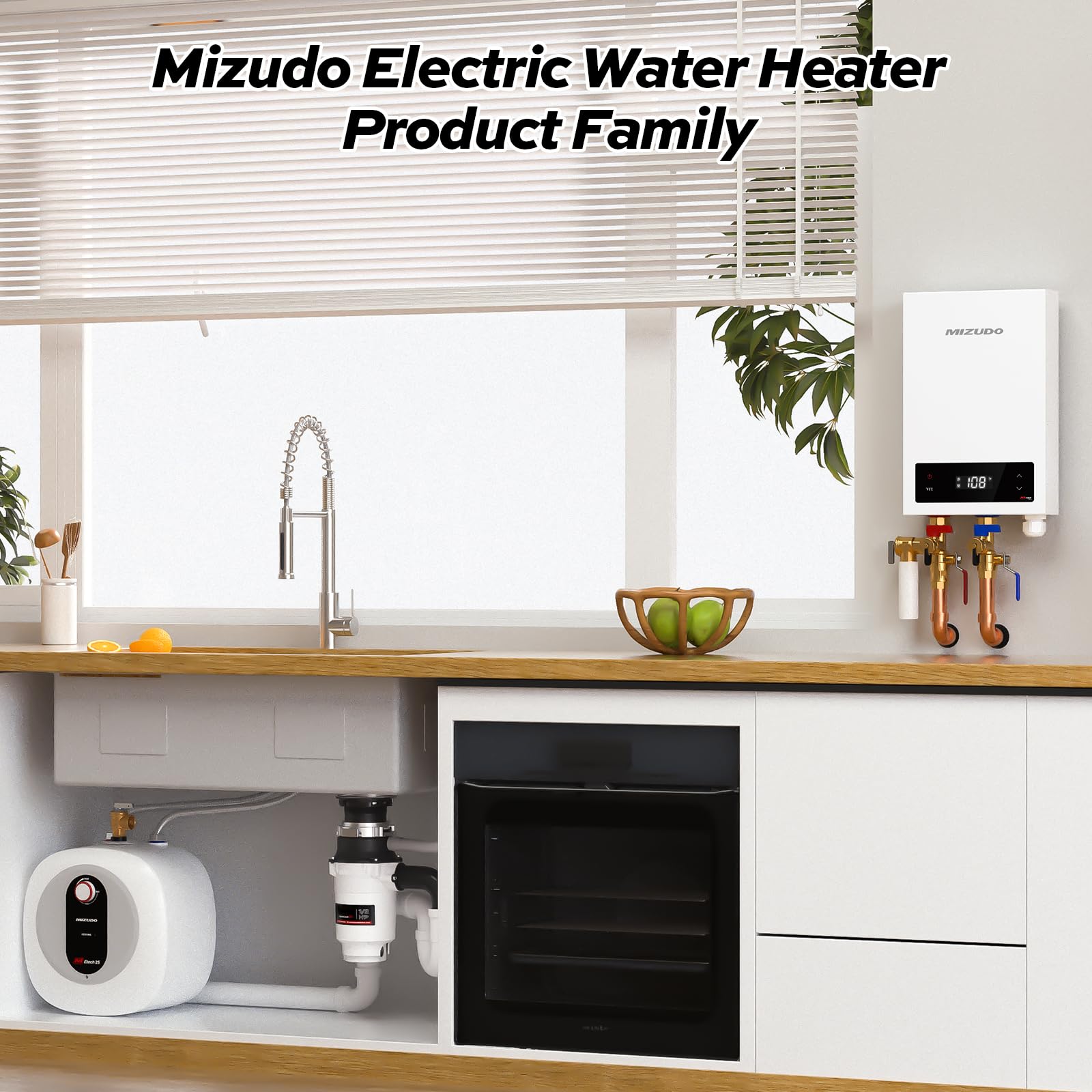 14 kW 3.4 GPM 240-Volt Electric Tankless Water Heater