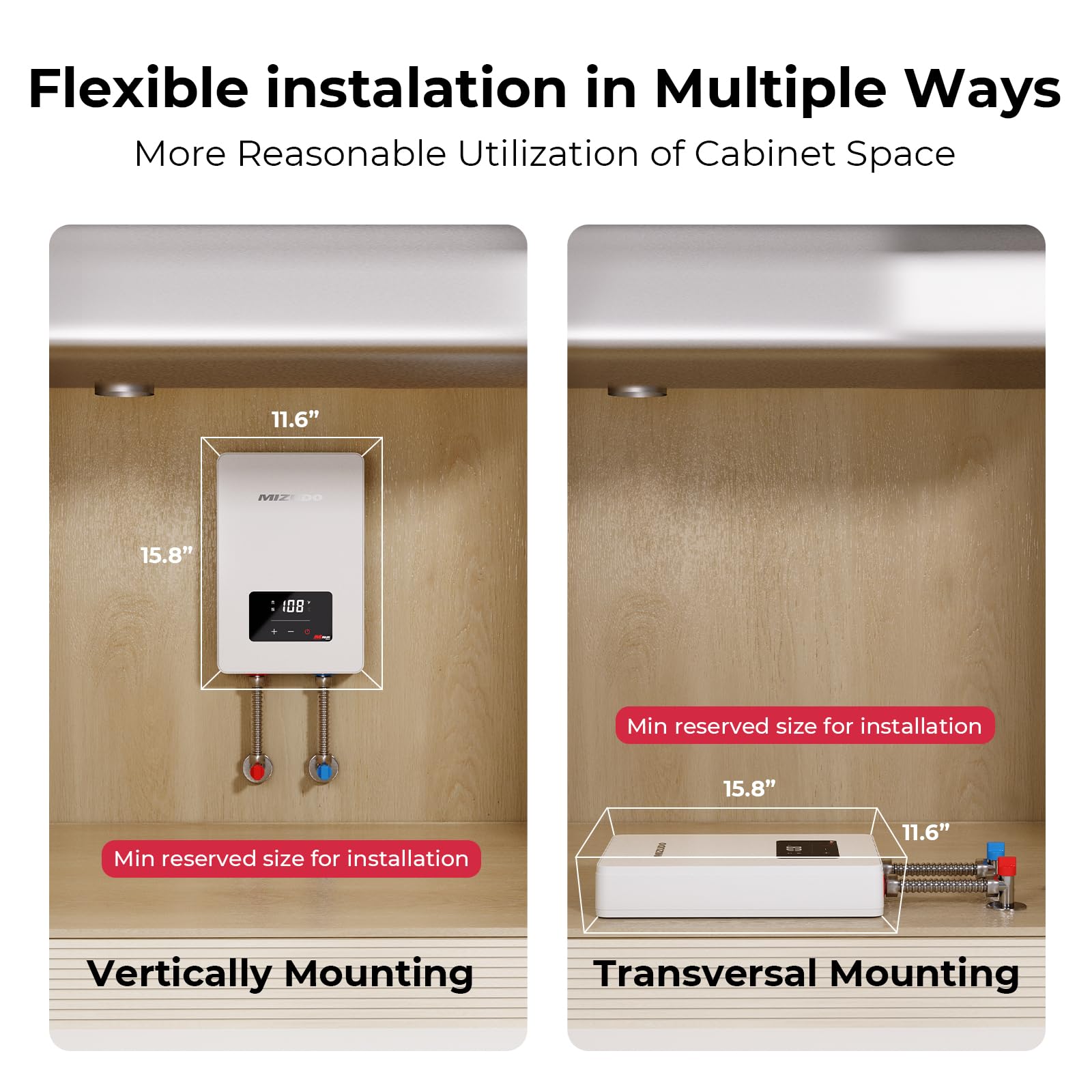 3.5 kW 120V Electric Tankless Water Heater