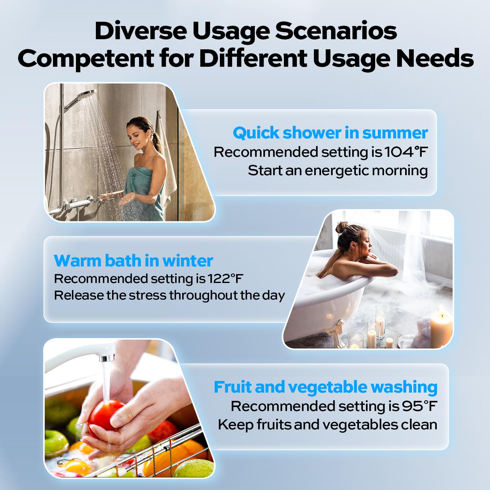 Non-Condensing 5.0 GPM 100,000 BTU -Indoor Natural Gas/Propane Tankless Water Heater White