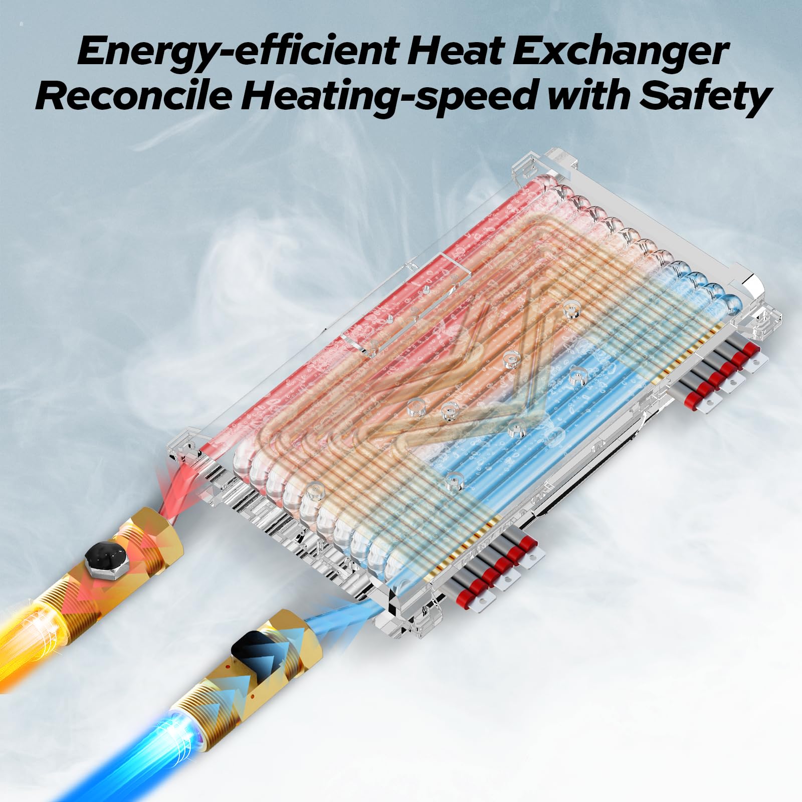 15 kW 3.8 GPM 240-Volt Electric Tankless Water Heater Gray