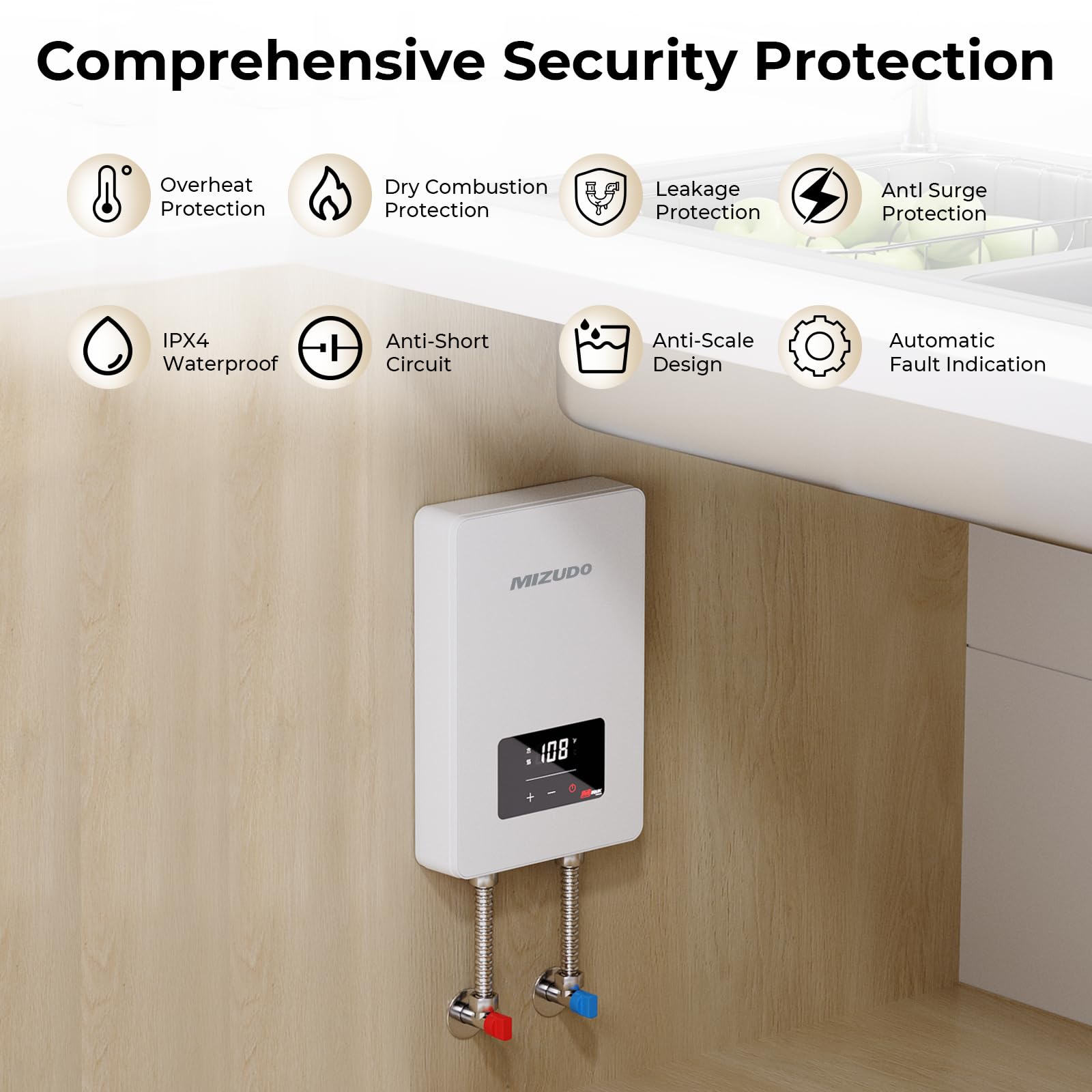 3.5 kW 120V Electric Tankless Water Heater