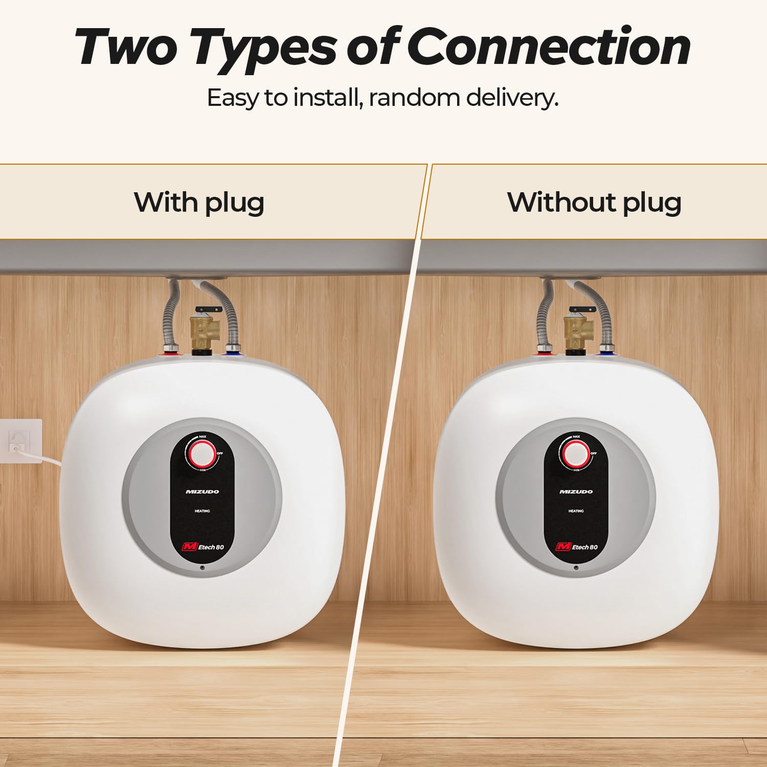 120V 8-Gallon Electric Mini Tank Under Sink Point-of-Use Instant Hot Water Heater