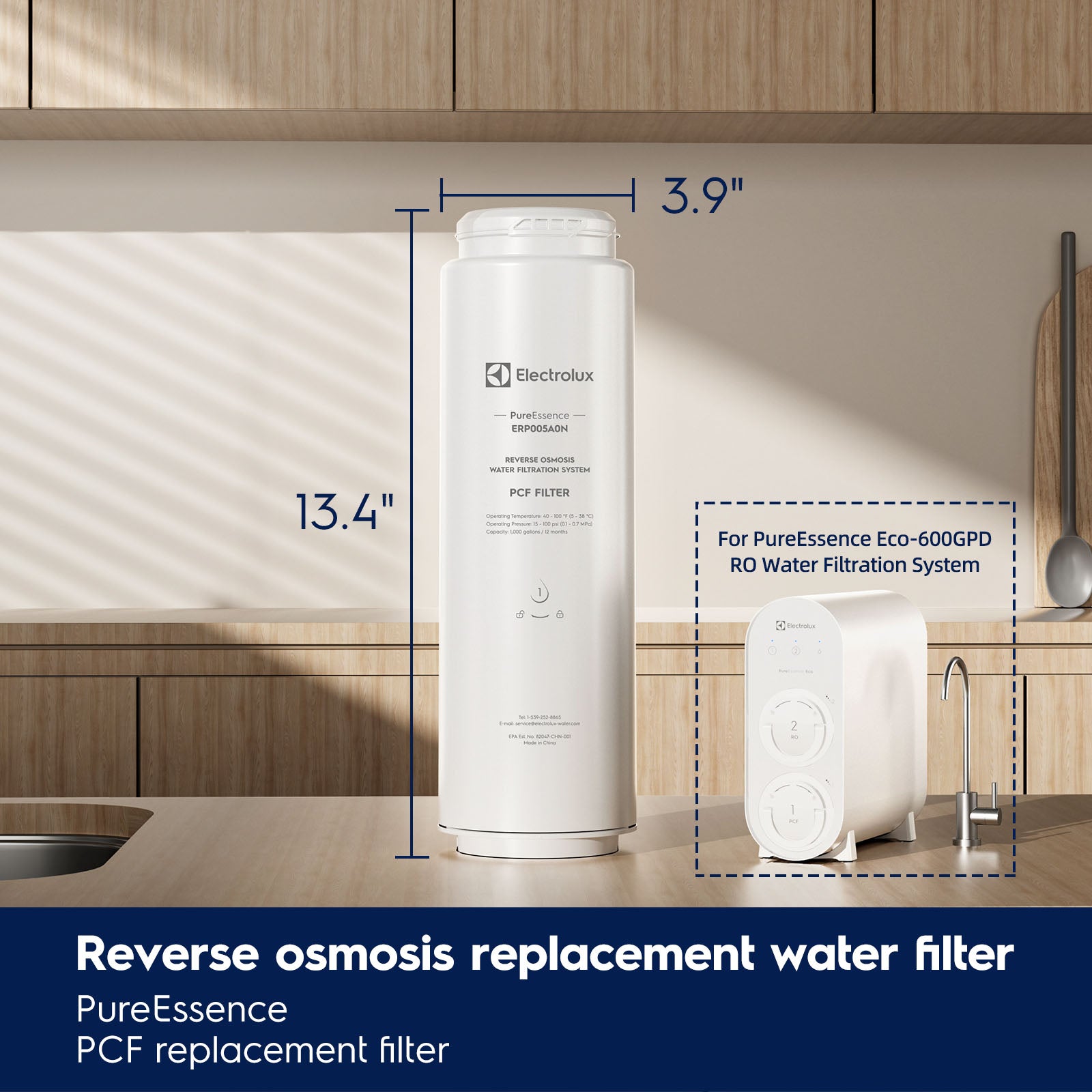 Electrolux Eco 600GPD PCF Filter (12-Month), Replacement Electrolux for Eco 600GPD Reverse Osmosis System