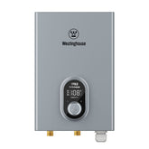 Westinghouse 11kW 240V Tankless Water Heater Electric, Up to 2.56 GPM Instant Hot Water Heater, 1-3 Point of Use Hot Water, Wi-Fi Enabled, Gray