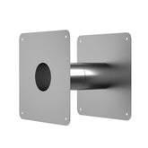 3.15" OD Stainless Steel Direct Vent Wall Thimble, Retractable Length from 4.7" to 7.0"