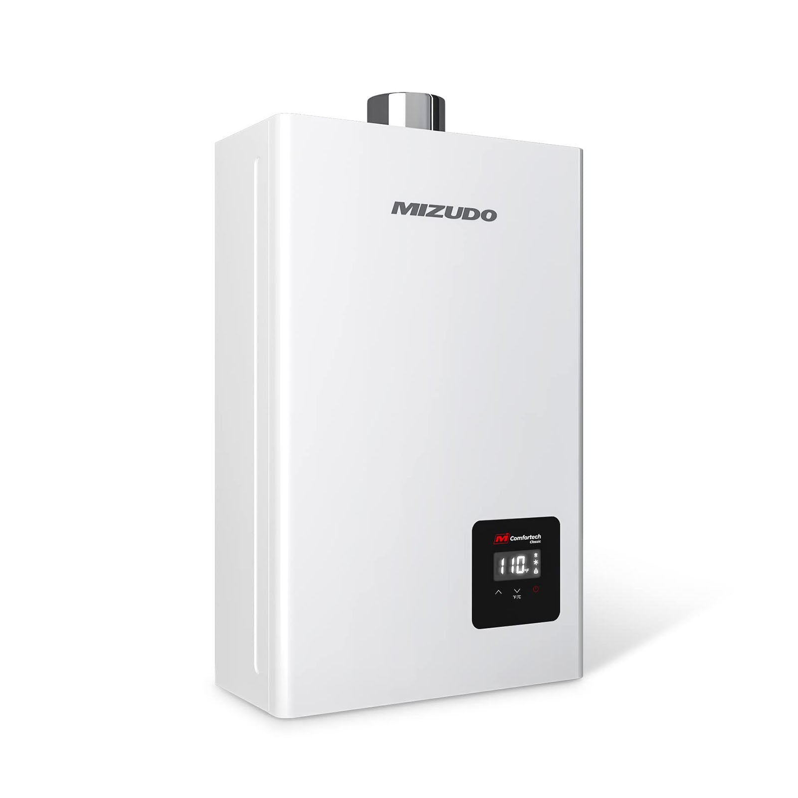 Non-Condensing 4.1 GPM 80,000 BTU -Indoor Natural Gas/Propane Tankless Water Heater White