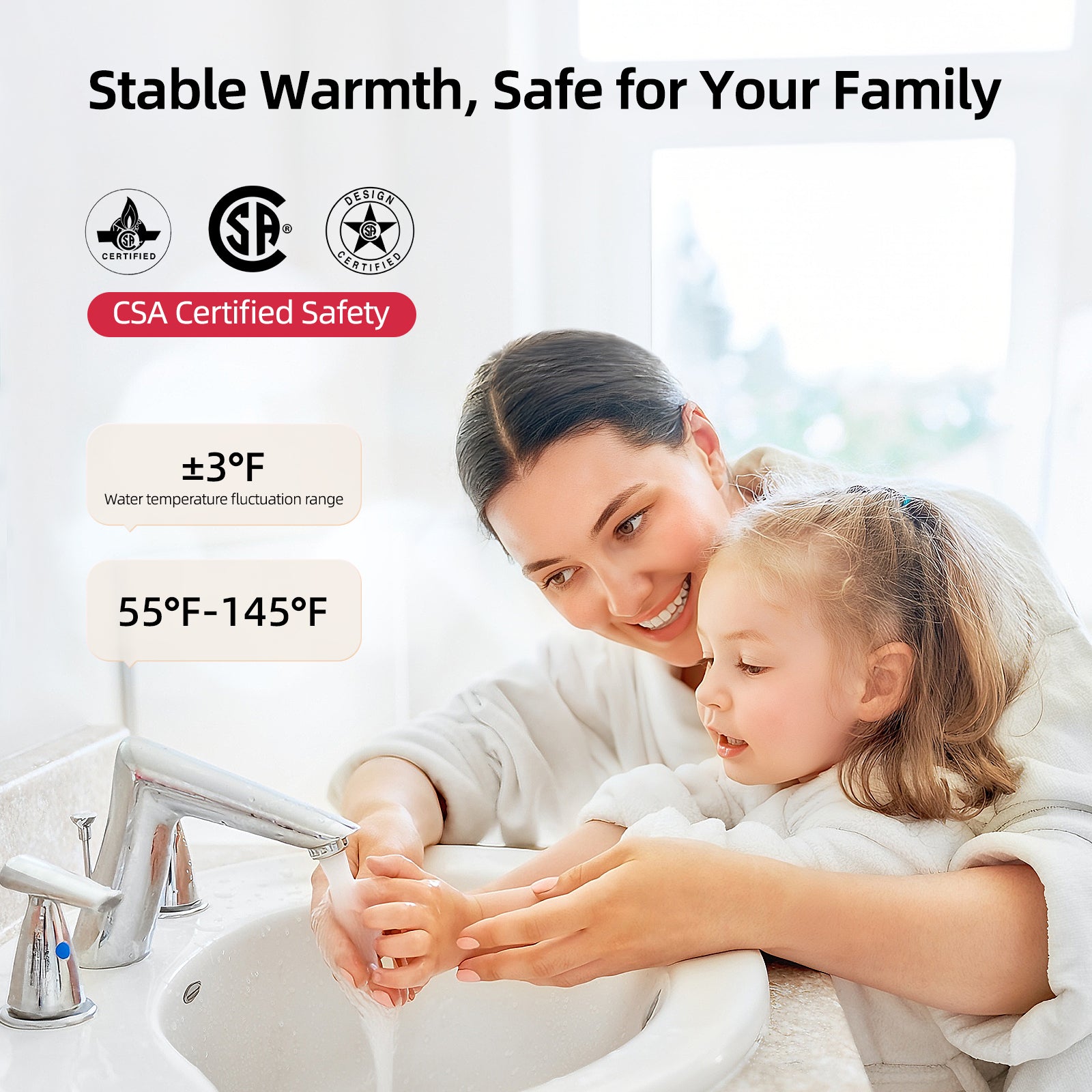 120V 8-Gallon Electric Mini Tank Under Sink Point-of-Use Instant Hot Water Heater