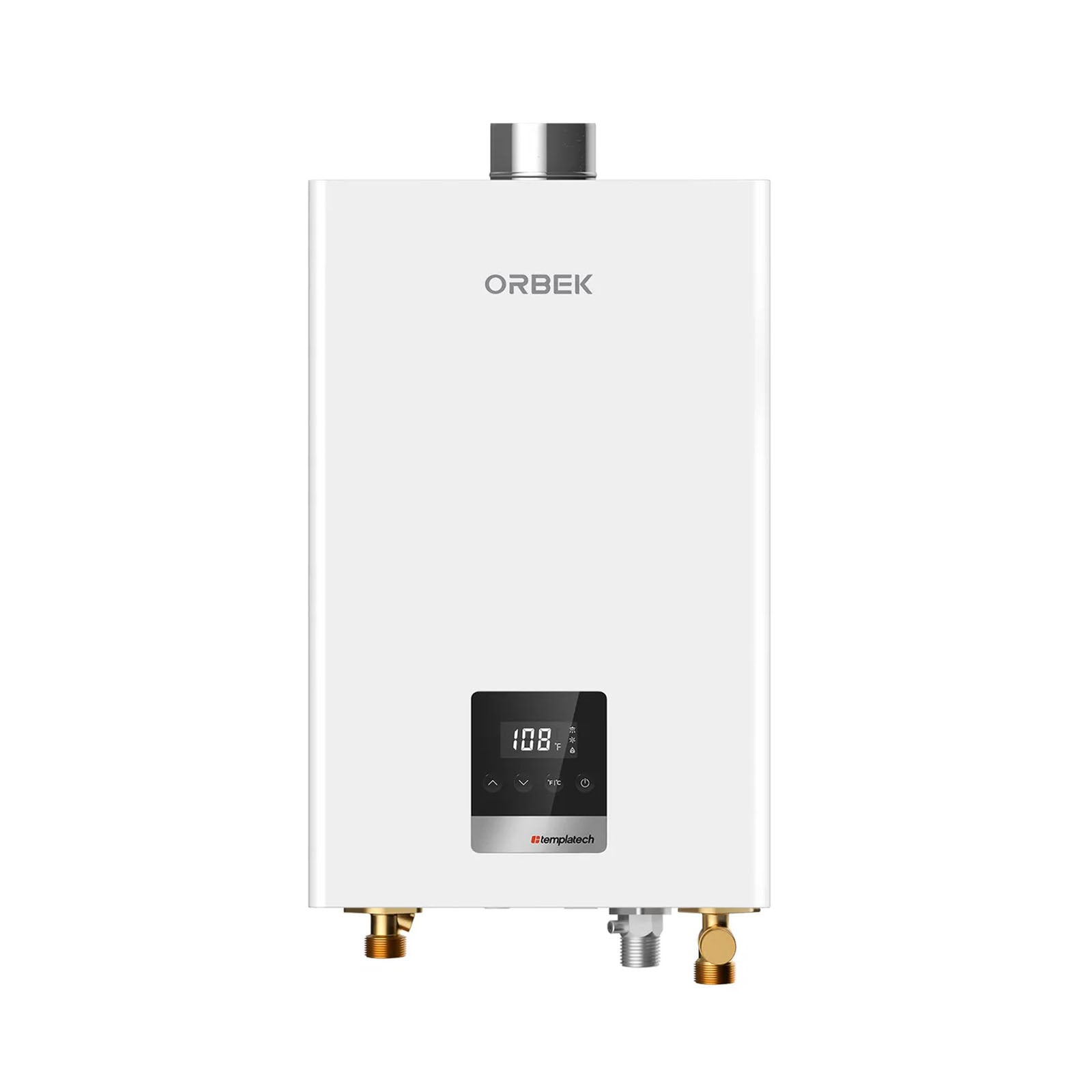 Non-Condensing 5.0 GPM 100,000 BTU -Indoor Natural Gas/Propane Tankless Water Heater White