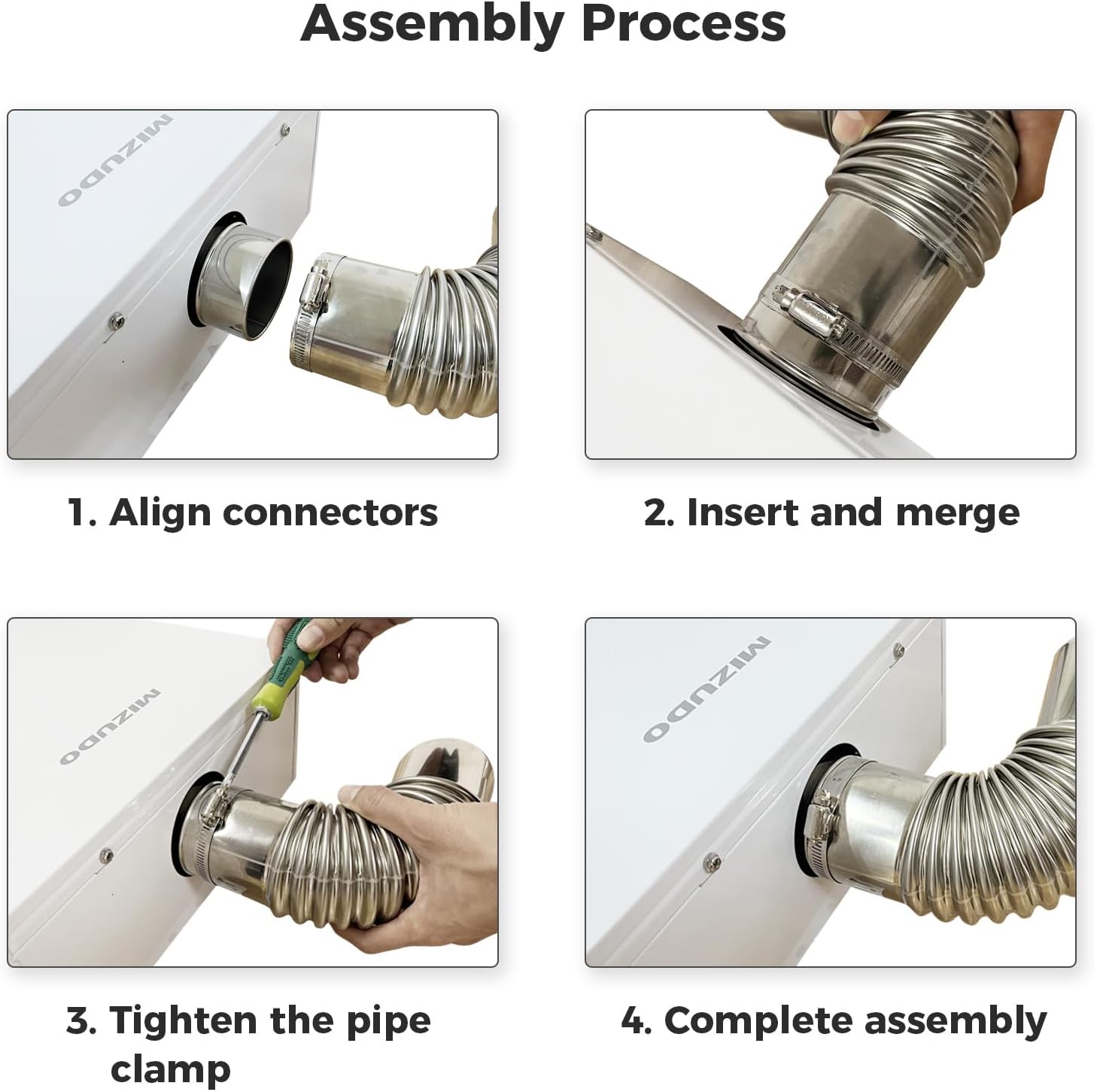 3-inch Stainless Steel Direct Vent 88 Degree Elbow