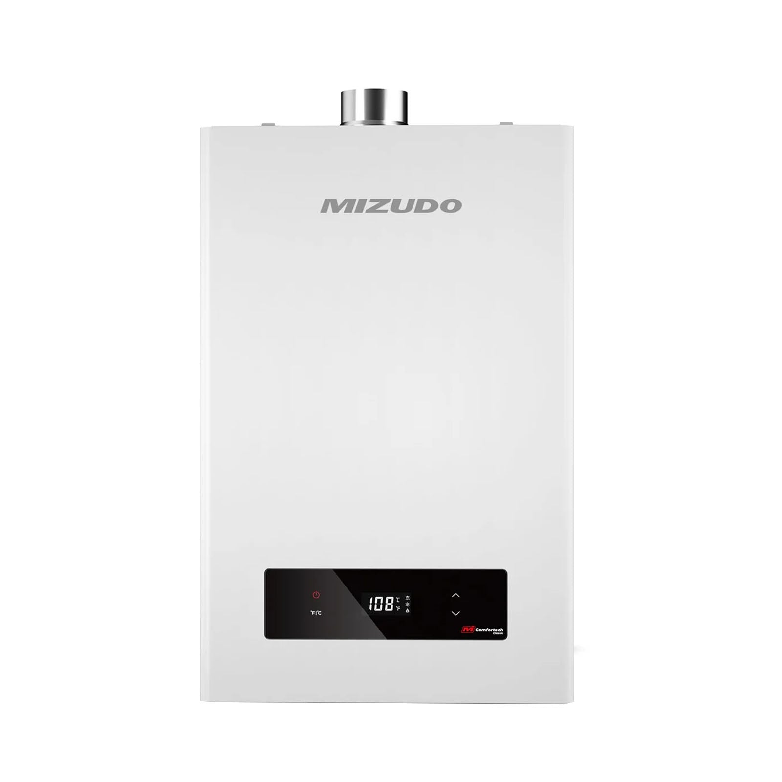 Non-Condensing 4.6 GPM 90,000 BTU -Indoor Natural Gas/Propane Tankless Water Heater White