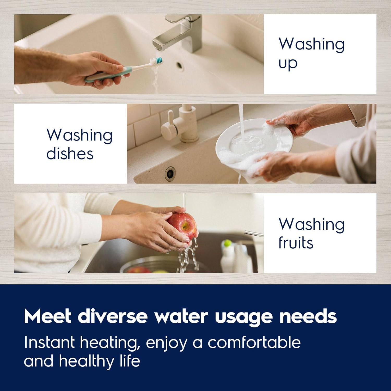 Electrolux Mini Tank Water Heater Electric 2026 Early Release, 4 Gallon On-Demand Under-Sink Instant Small Hot Water Heater Wall or Floor Mounted