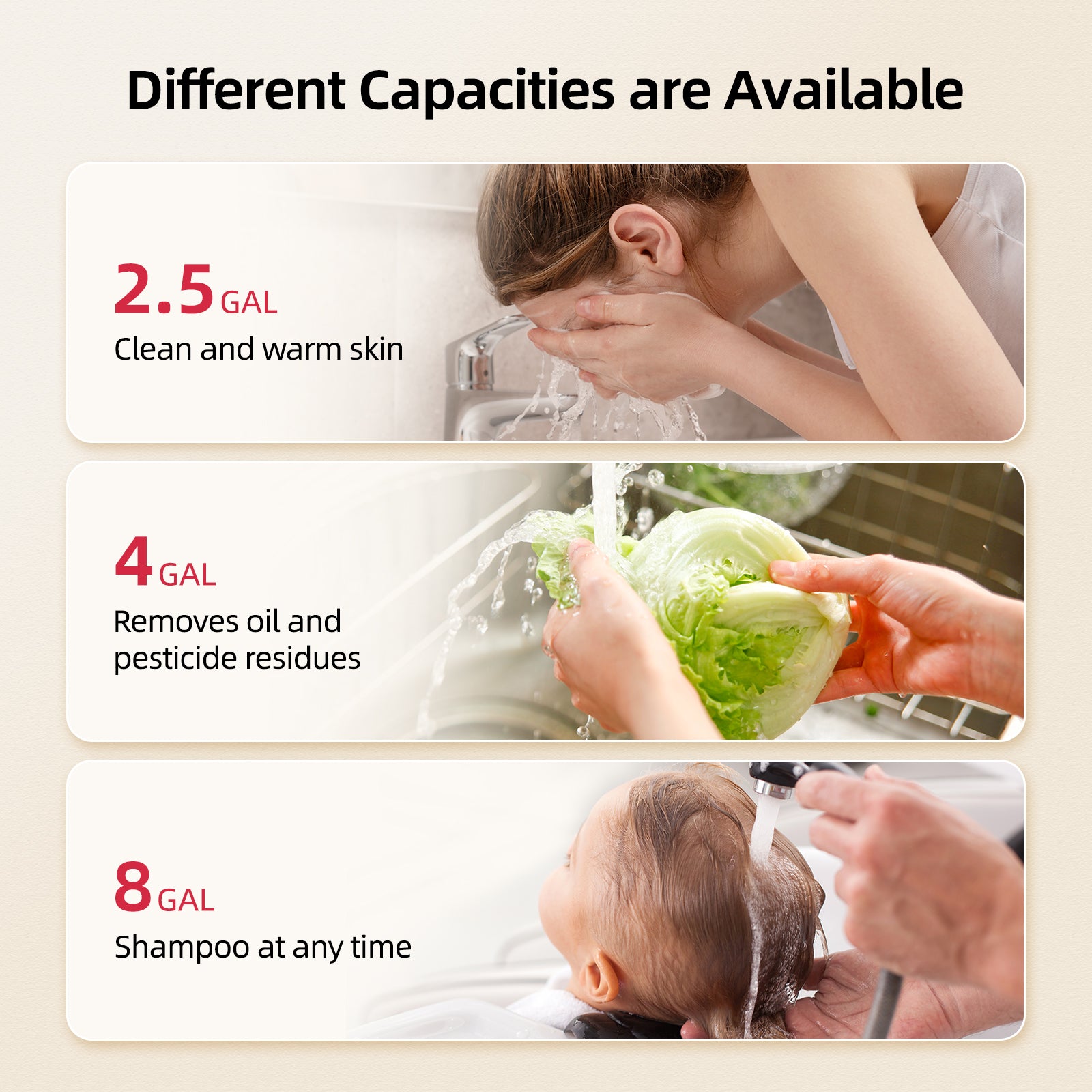 120V 8-Gallon Electric Mini Tank Under Sink Point-of-Use Instant Hot Water Heater