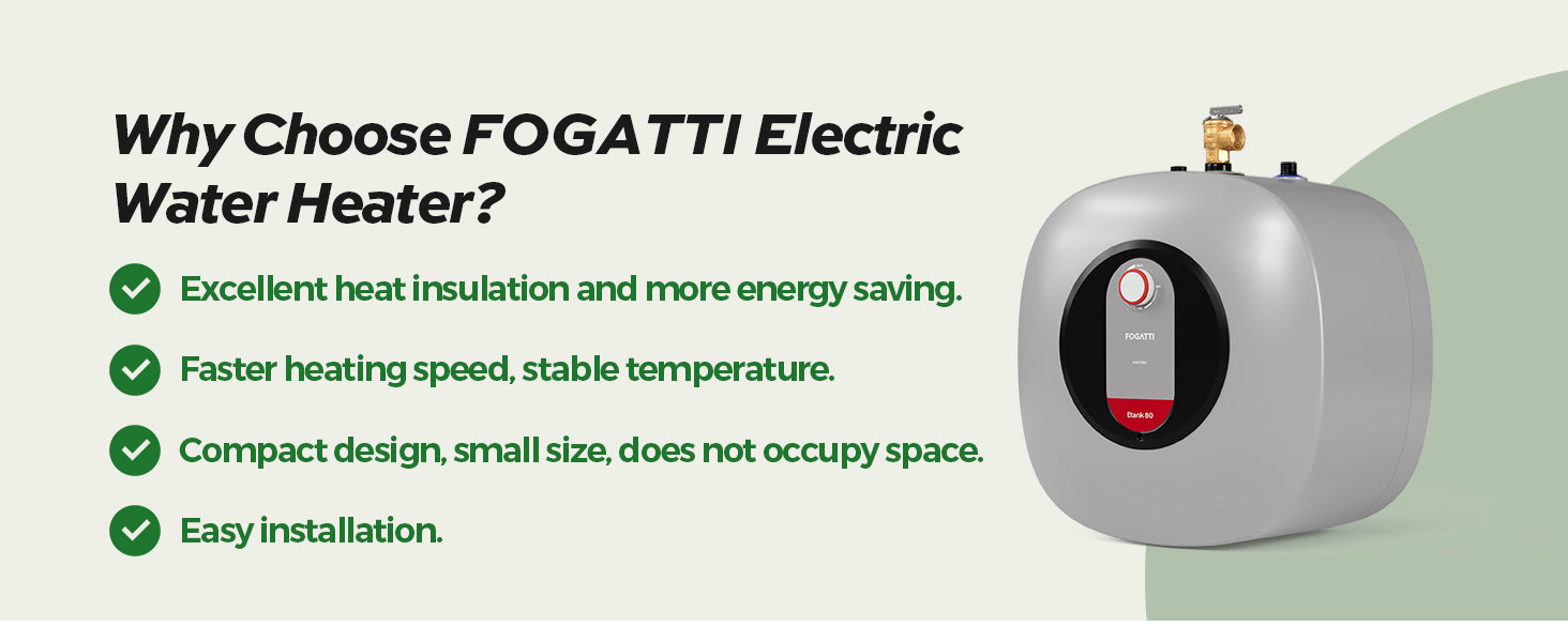 Why choose fogatti electric water heater