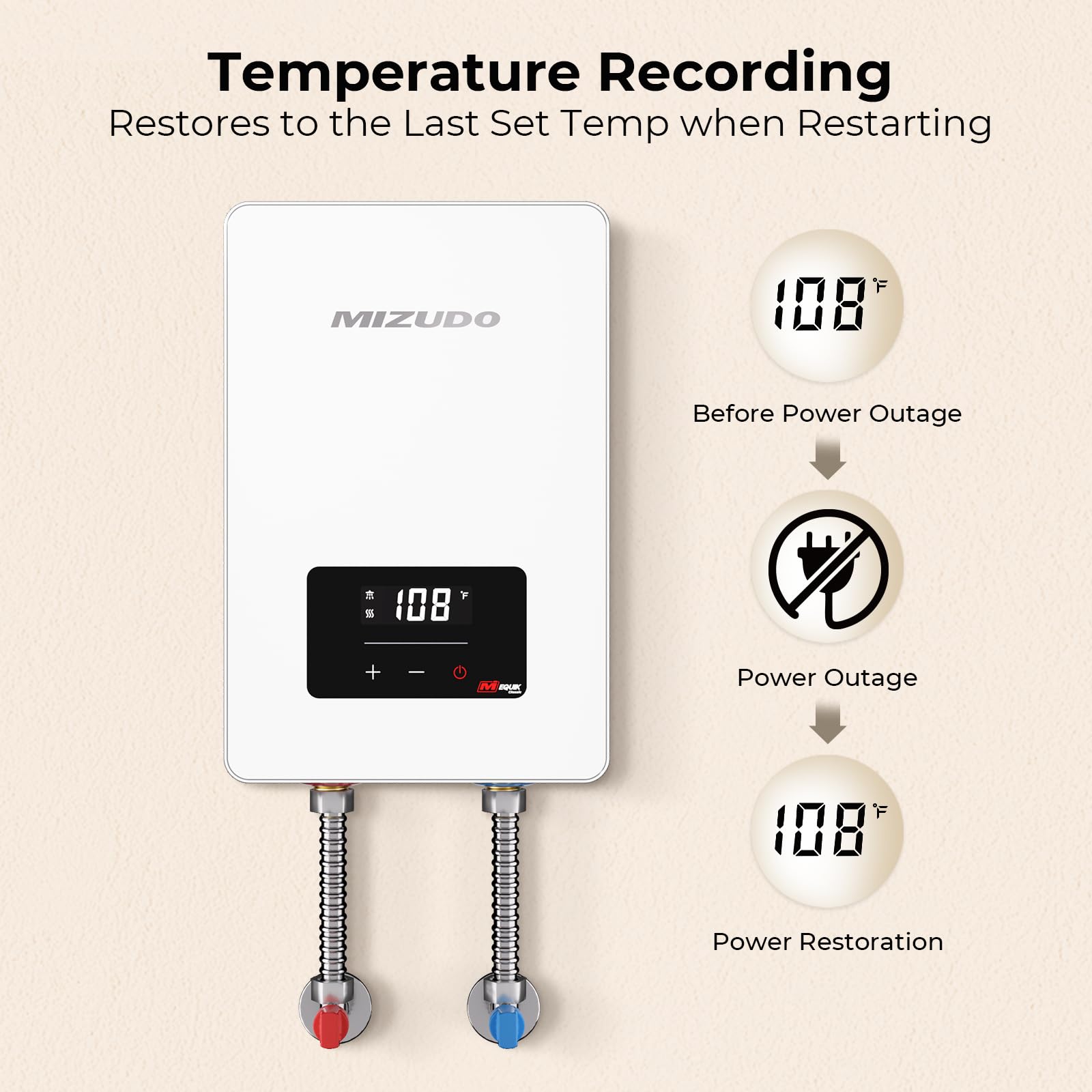 6.5 kW 240V Electric Tankless Water Heater